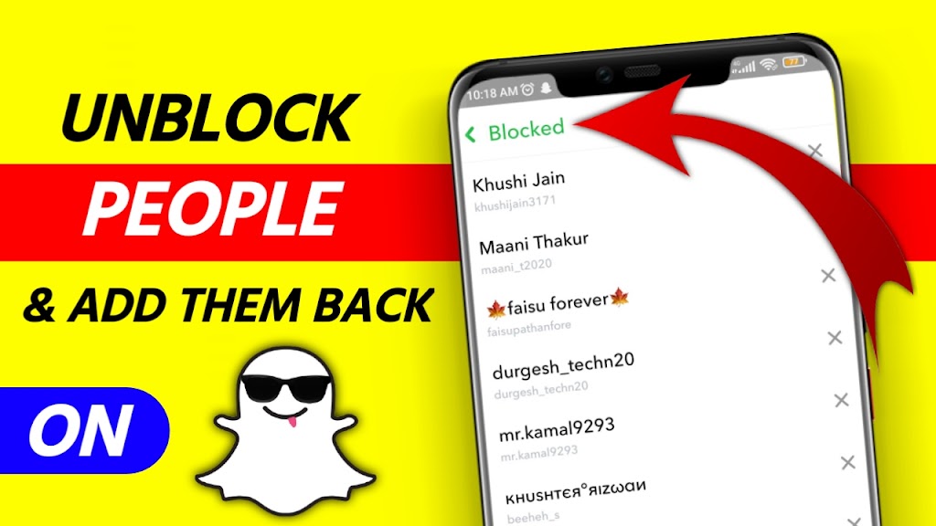 How to Unblock someone on Snapchat 2024 – Aditya Gyan