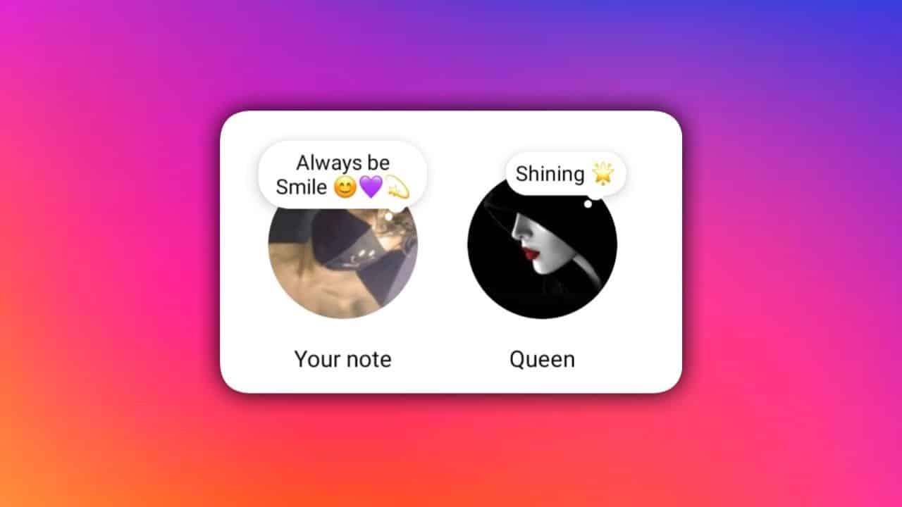 Instagram notes feature