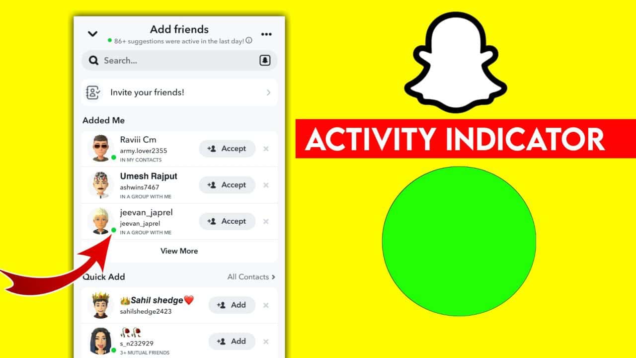 Snapchat Activity Indicator 2023 | How to Use and Turn it Off | Green ...