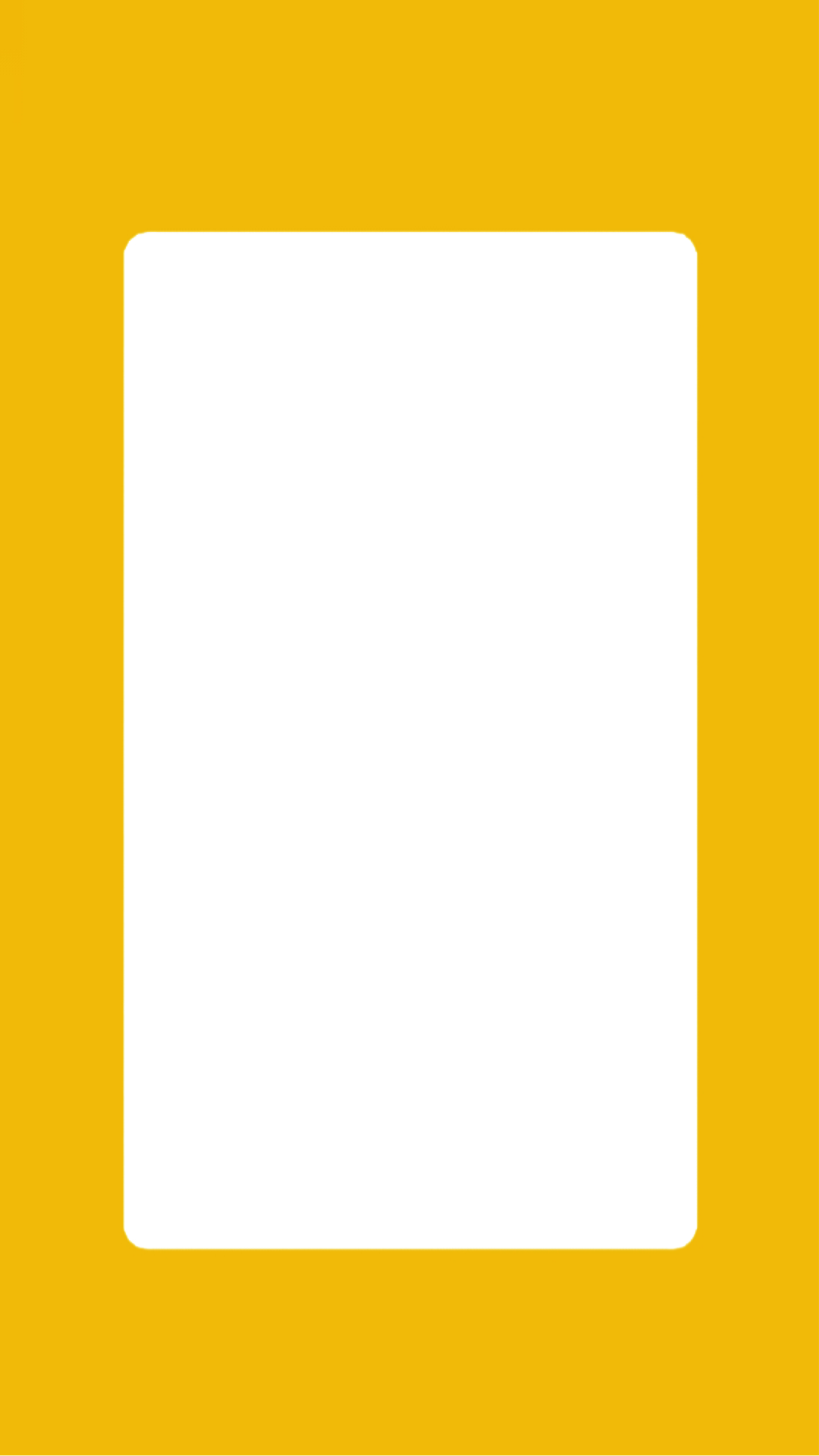 Round edge png/template - yellow and orange