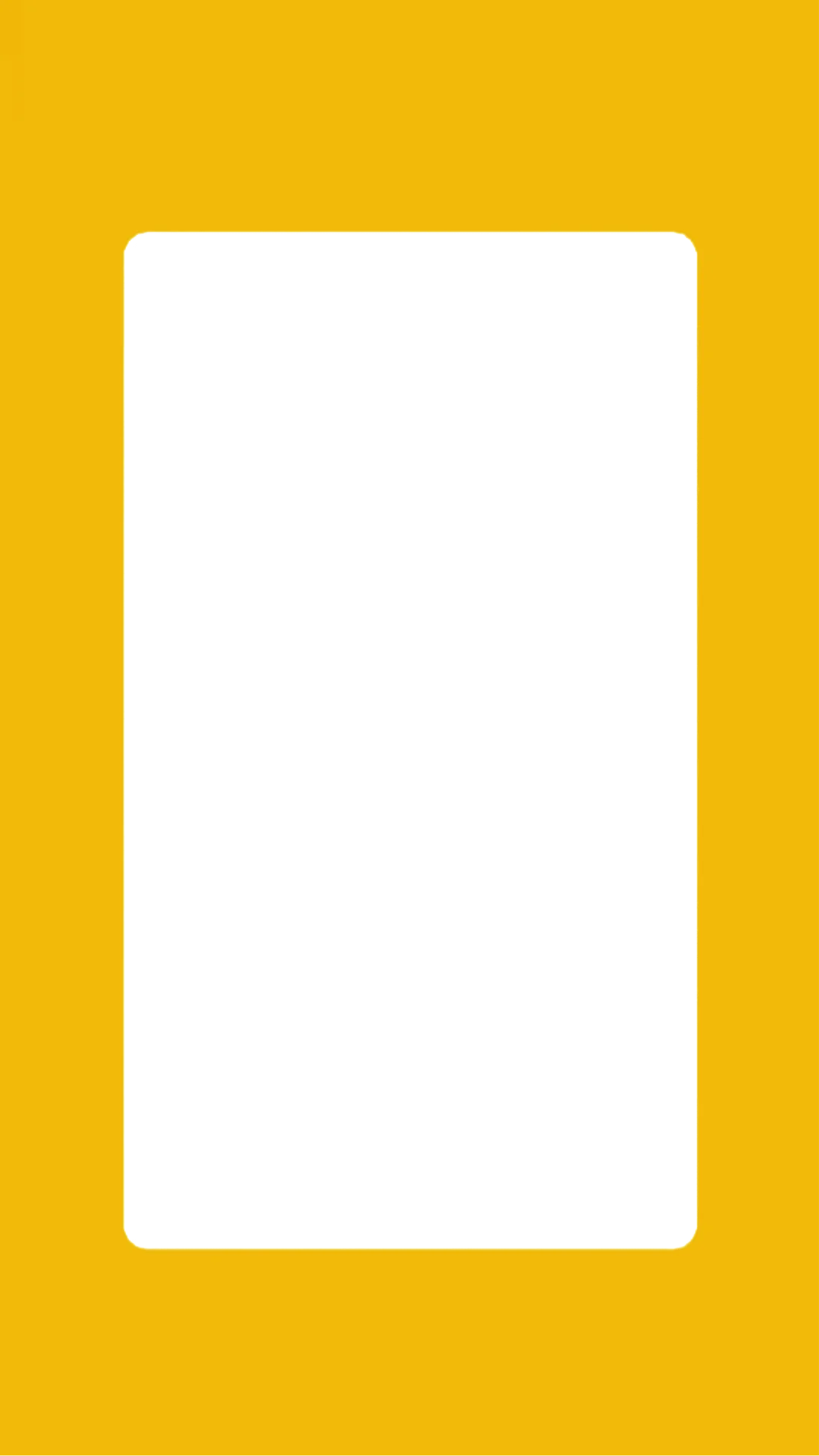 Round edge png/template - yellow and orange