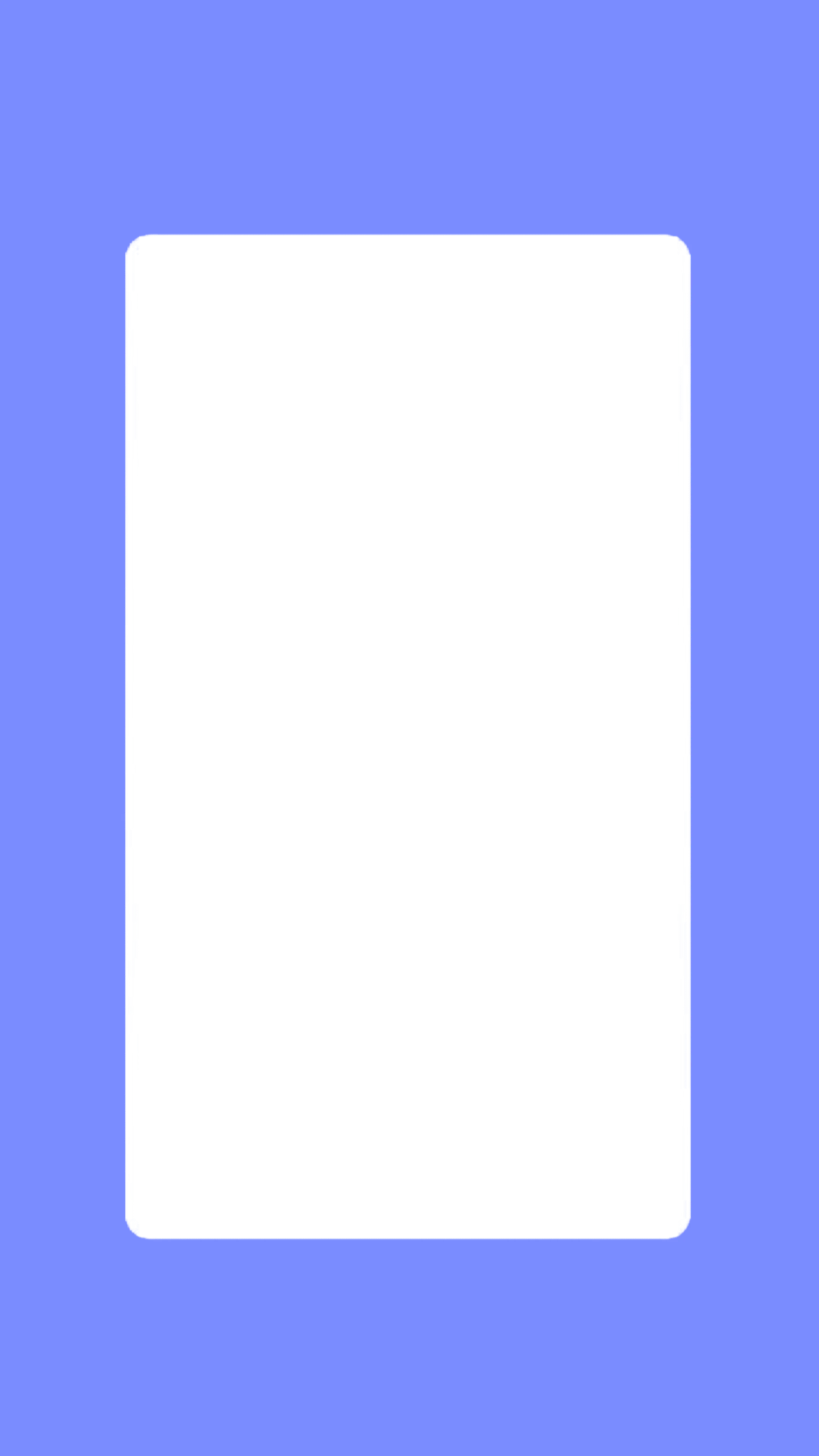 Round Edge PNG - sky blue