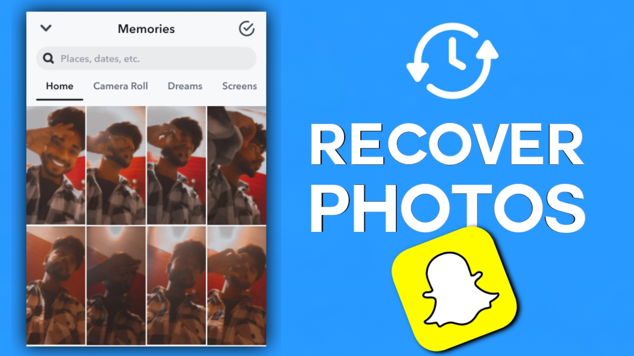 how to recover Snapchat deleted photos