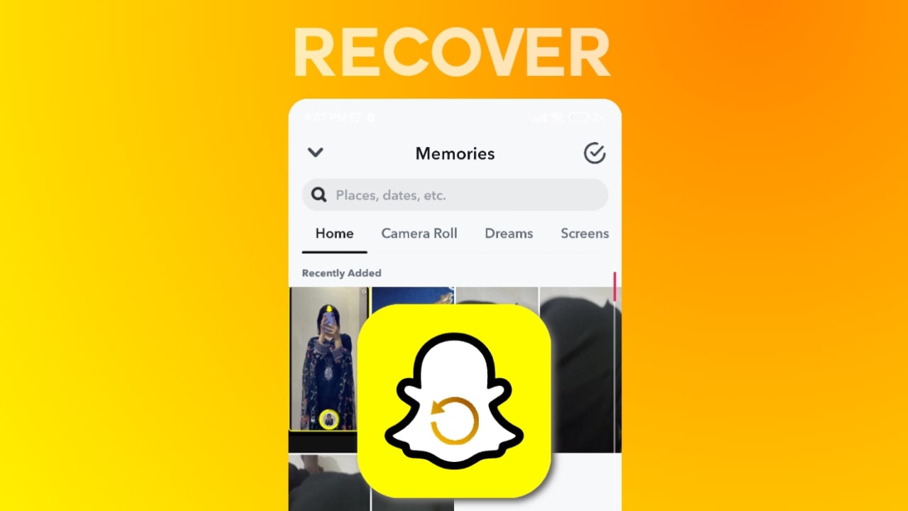 Snapchat photo recover