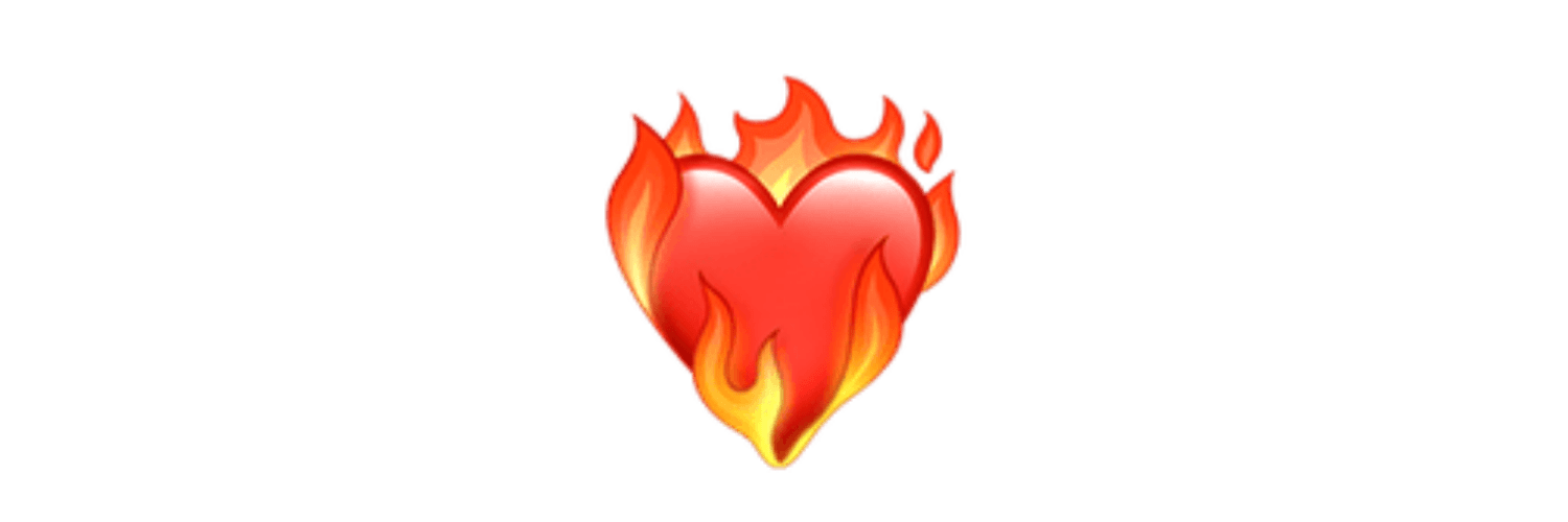 Heart on Fire Ios emoji