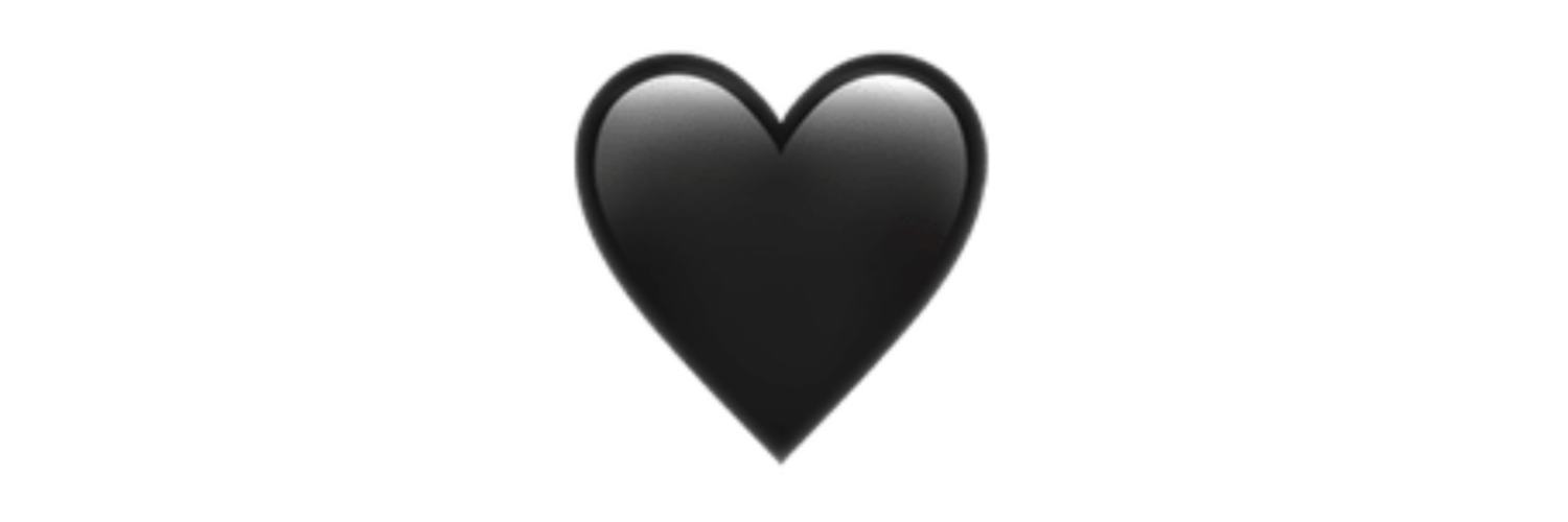Black Heart Ios emoji