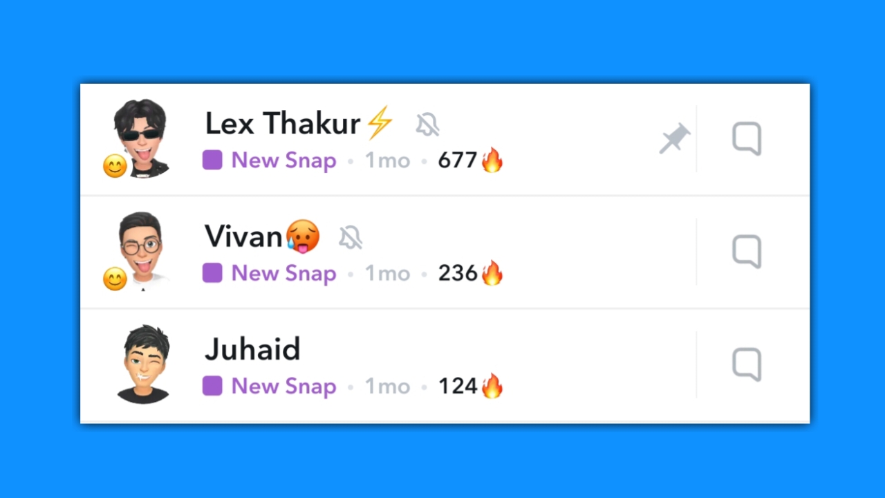 How do you know how long your Snapchat streak is?