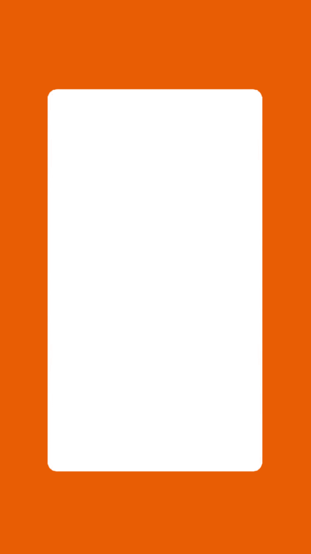 Instagram Round Edge Png - Dark orange