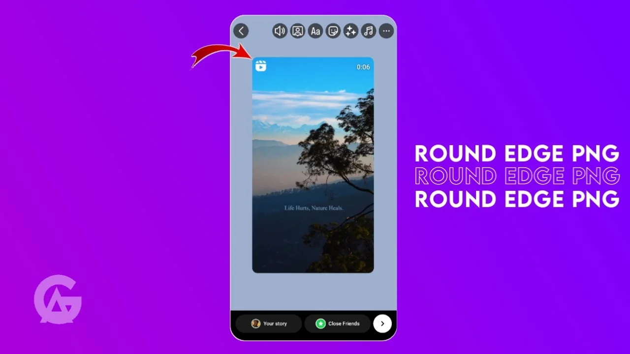 200+ Round Edge PNG download for Instagram Story | iPhone story frame – Aditya Gyan