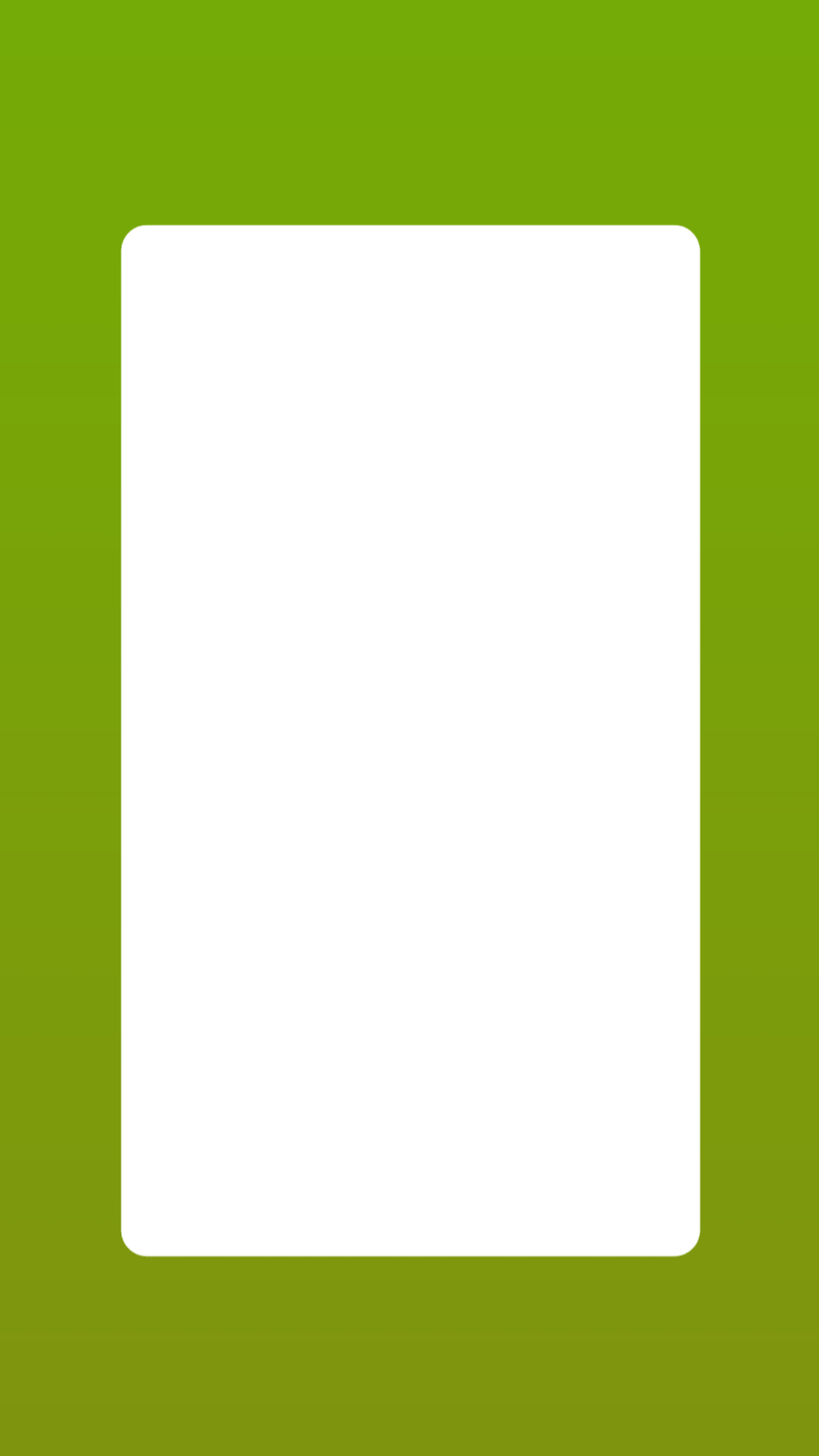 Round Edge PNG - Green