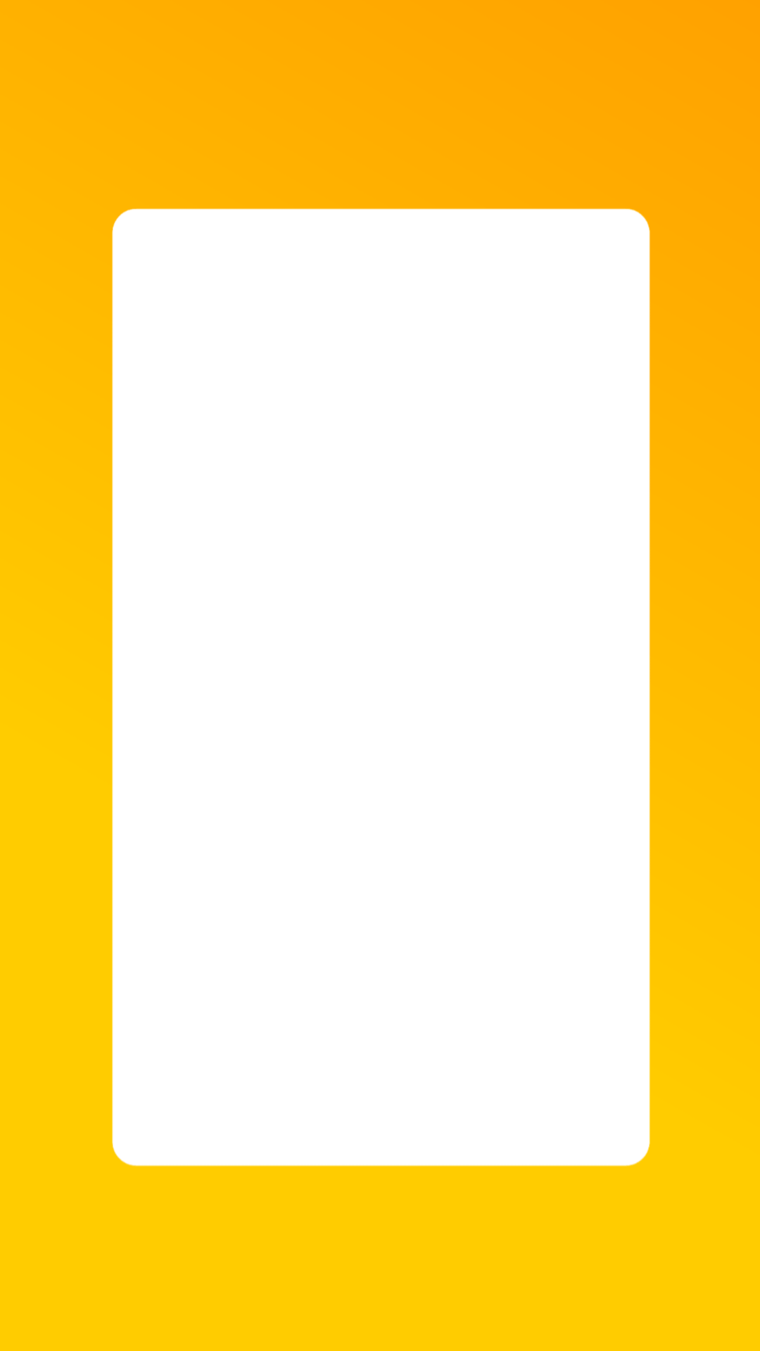 Round Edge PNG - Yellow + Orange