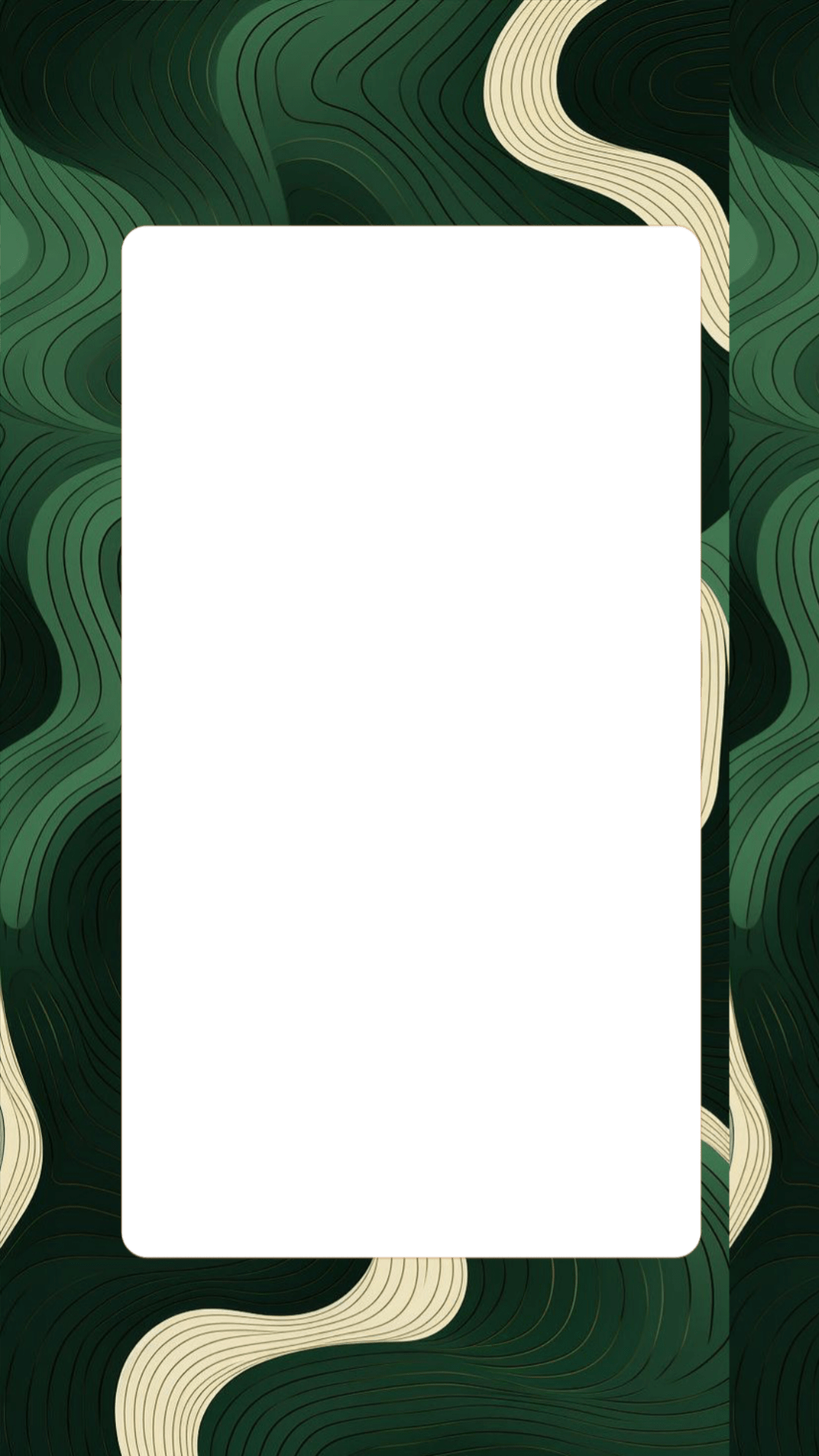 Round Edge PNG - Green Texture