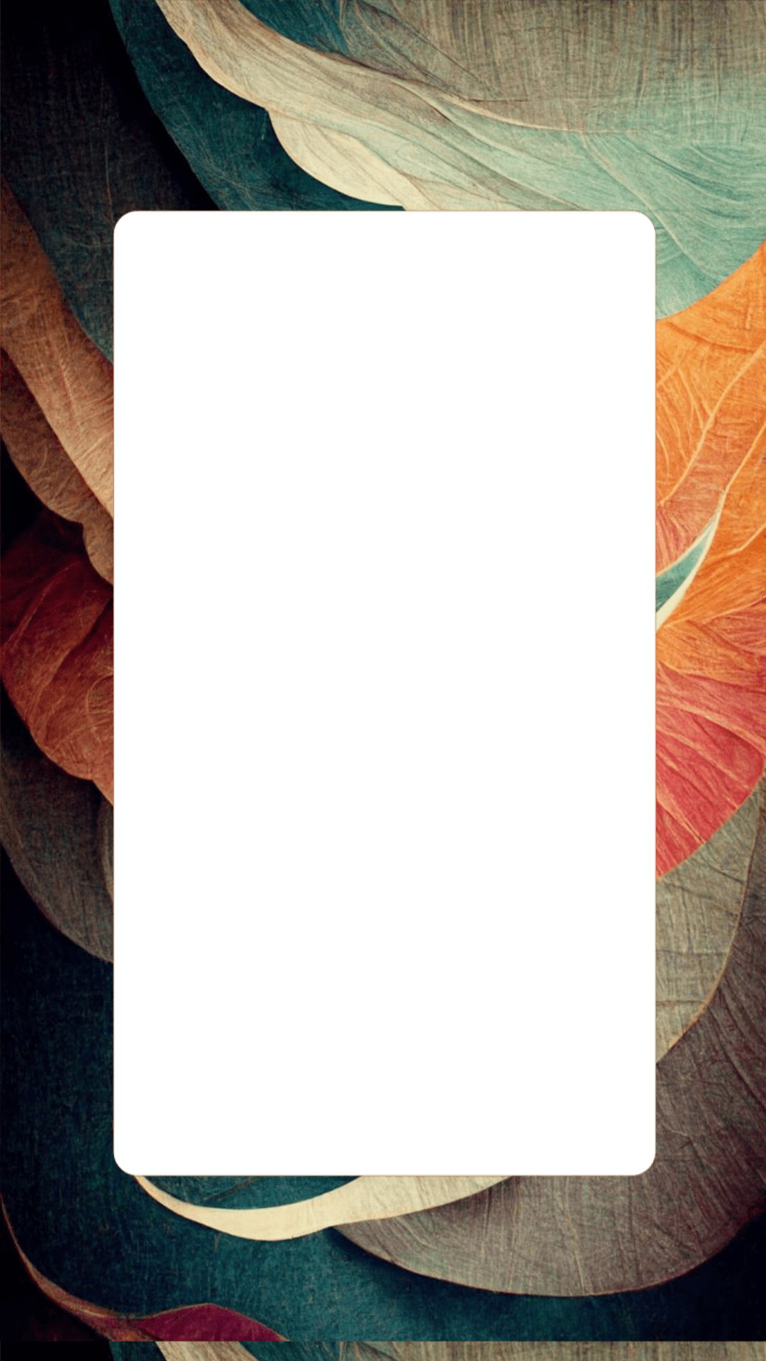 Round Edge PNG - Leaf Texture