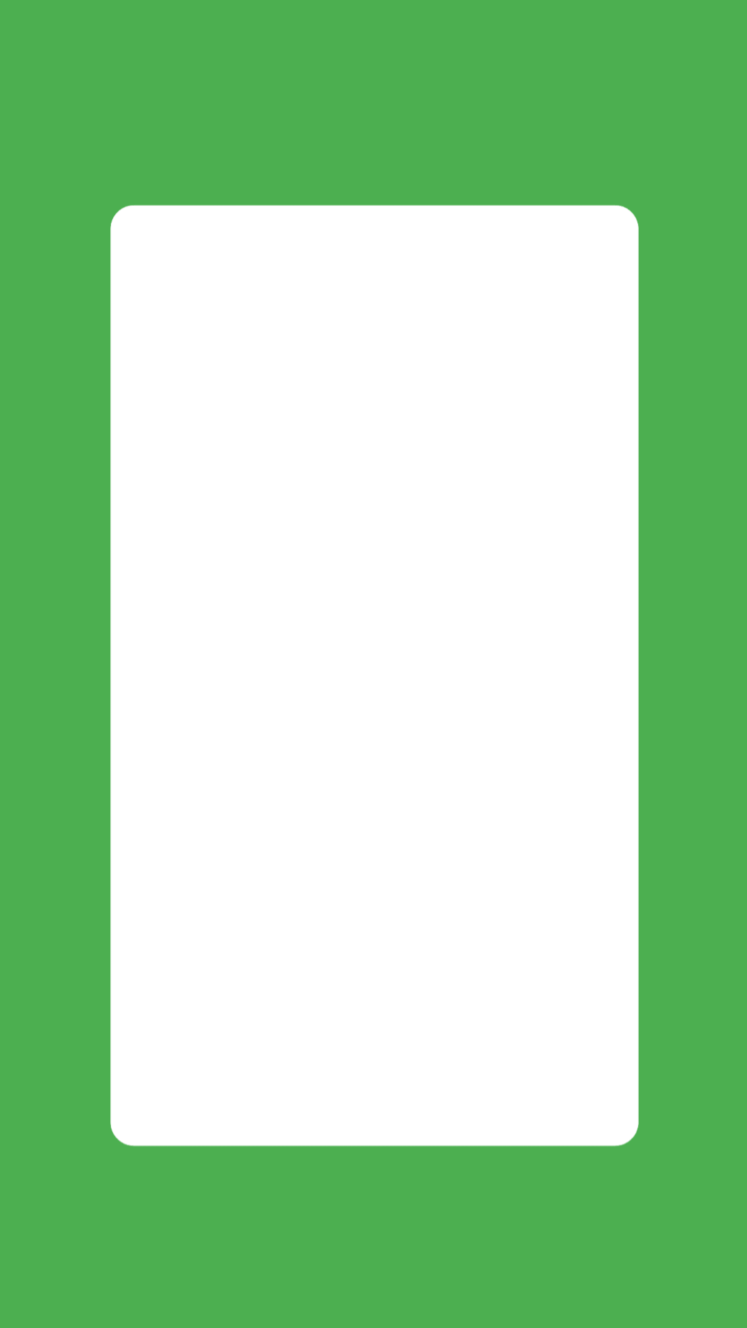 Round Edge PNG - Light Green