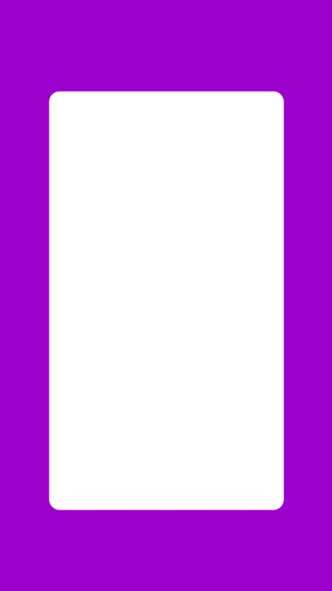 Round Edge PNG - Purple Gradient