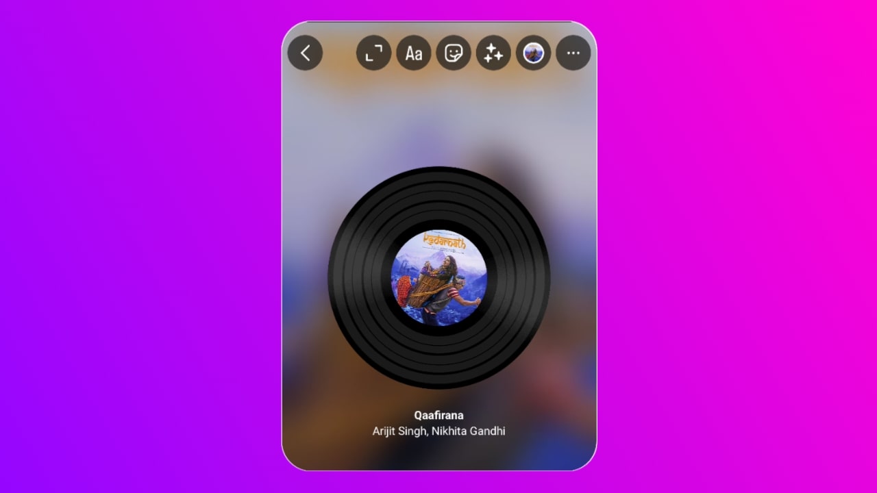 Steps to Add Music disc on Instagram story