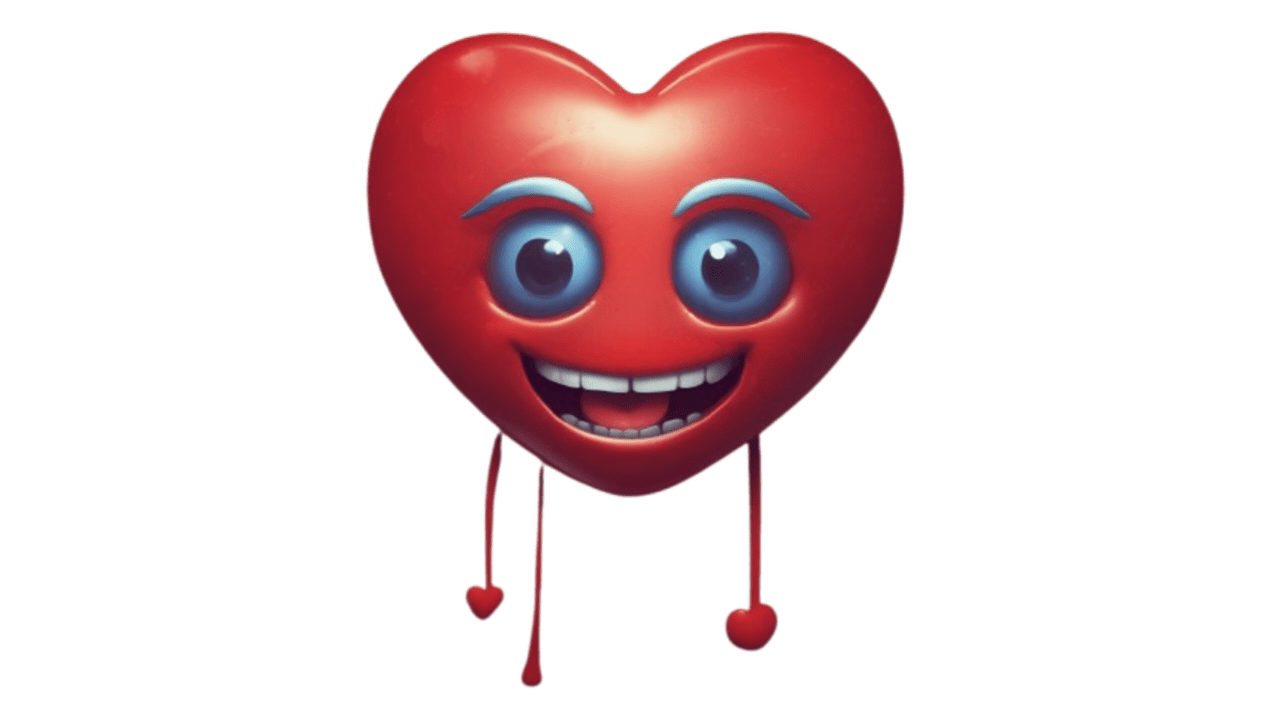 Red Heart Face 18.2 Genmoji