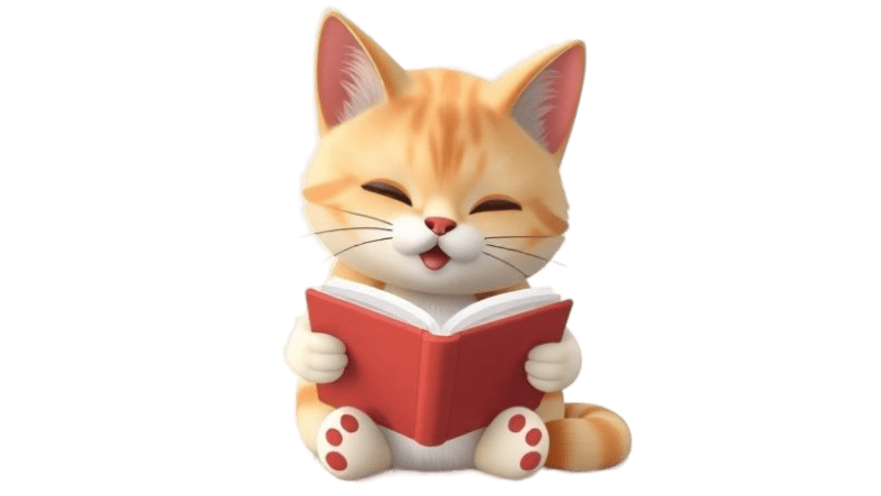 Cat Reading IOS 18.2 Genmoji