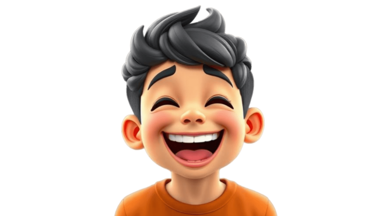 Boy Laughing IOS 18.2 Genmoji