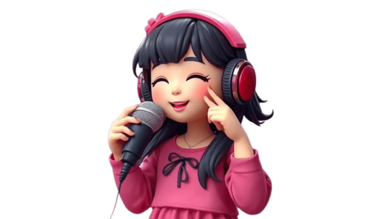 Girl Singing IOS 18.2 Genmoji