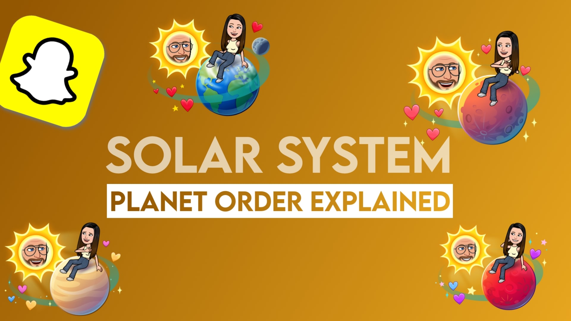 Snapchat Solar System Order