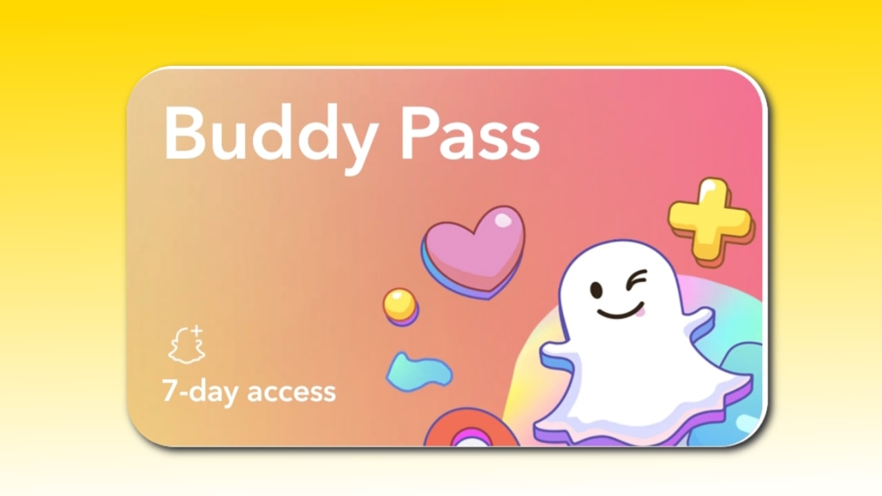 How do I share a Snapchat+ buddy pass with my friend?