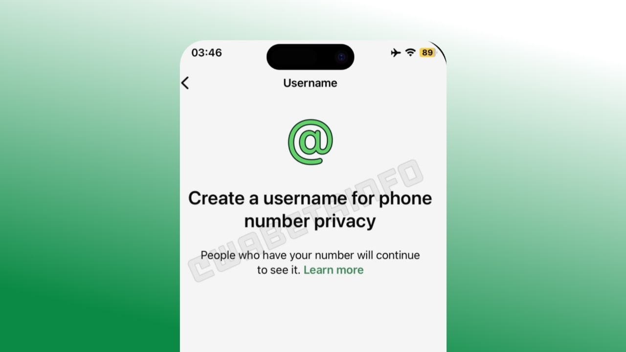 whatsapp username