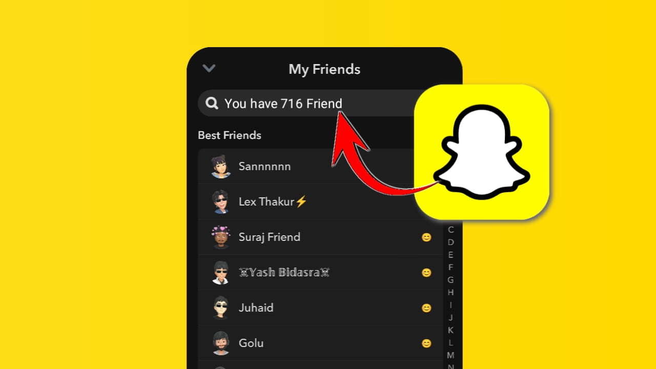 How to see total number of Snapchat friends 2026 (100% Accurate)