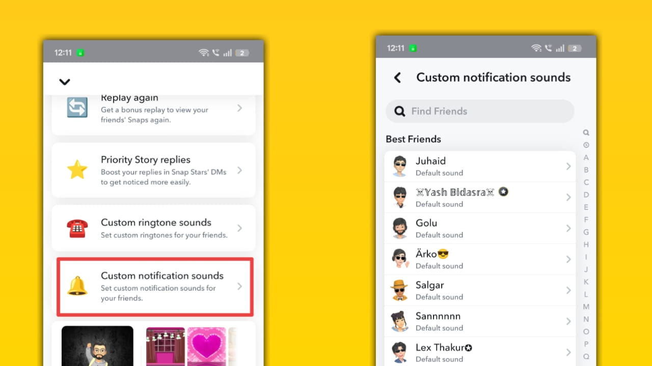 Custom Notification sound