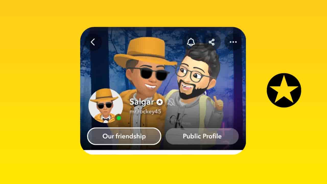 How to use Black star Badge and emoji on Snapchat?