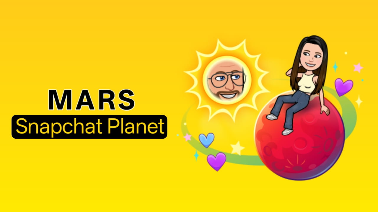 Snapchat Mars planet Meaning