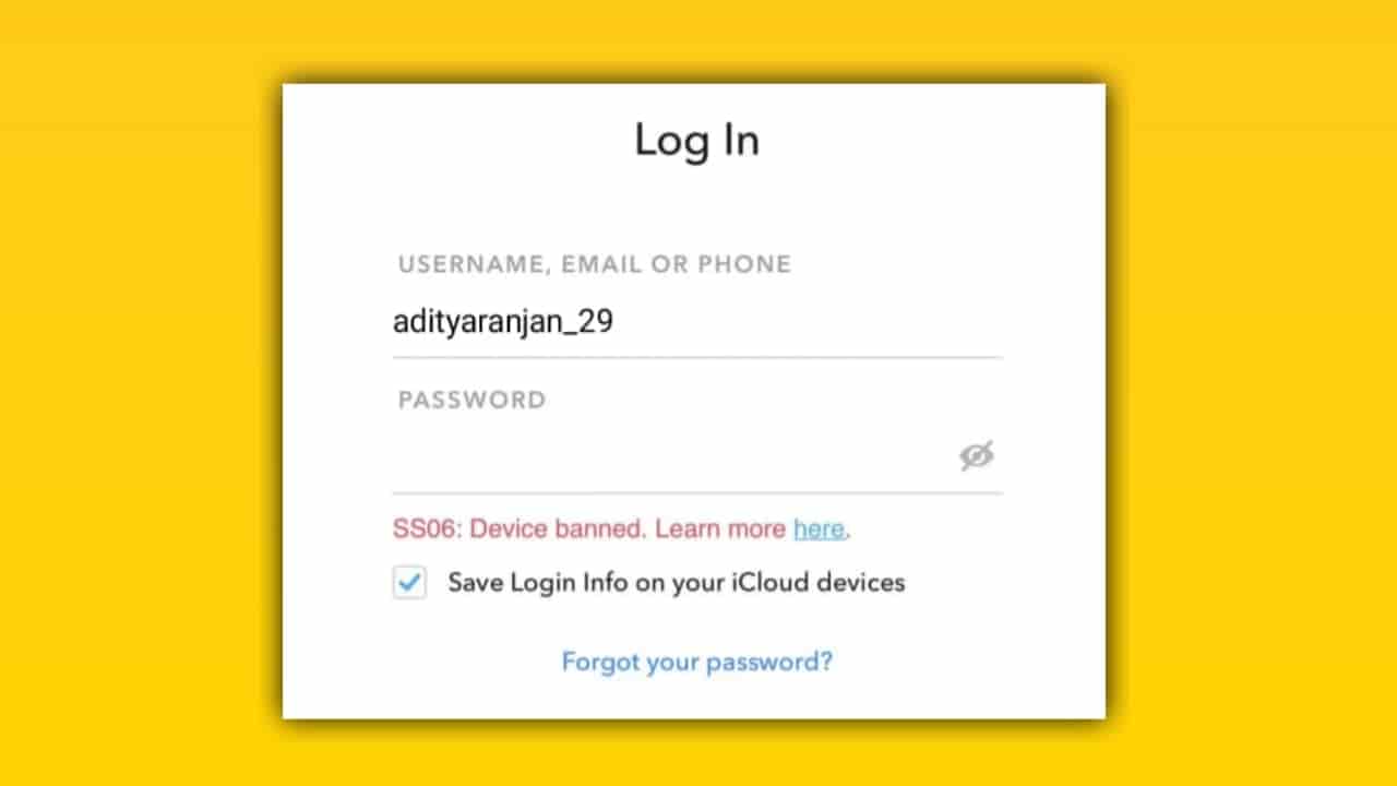 What is the SS06 Device Ban