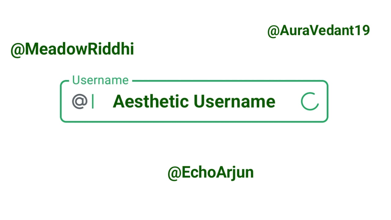 WhatsApp Aesthetic Username Ideas