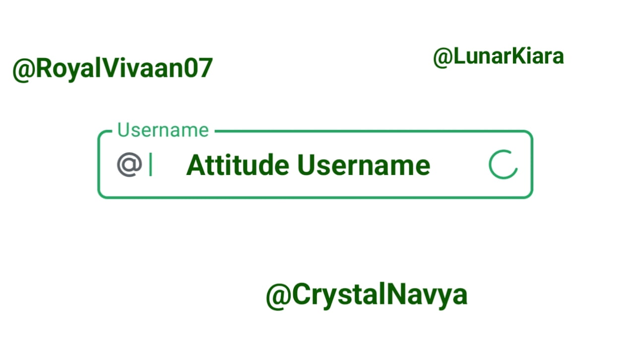 WhatsApp Attitude Username Ideas