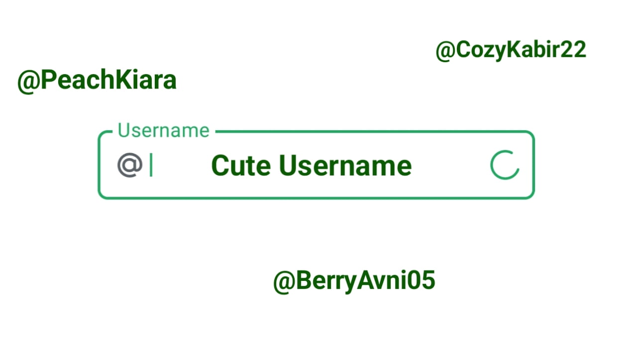 WhatsApp Cute Username Ideas